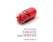 TABLETĖ NUO MIRTIES